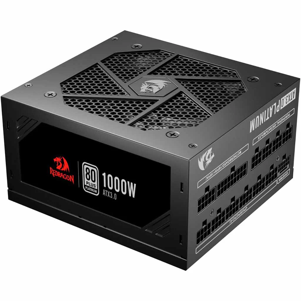 Redragon pc gear Redragon RGPS PS017 Gaming PC Power Supply front view