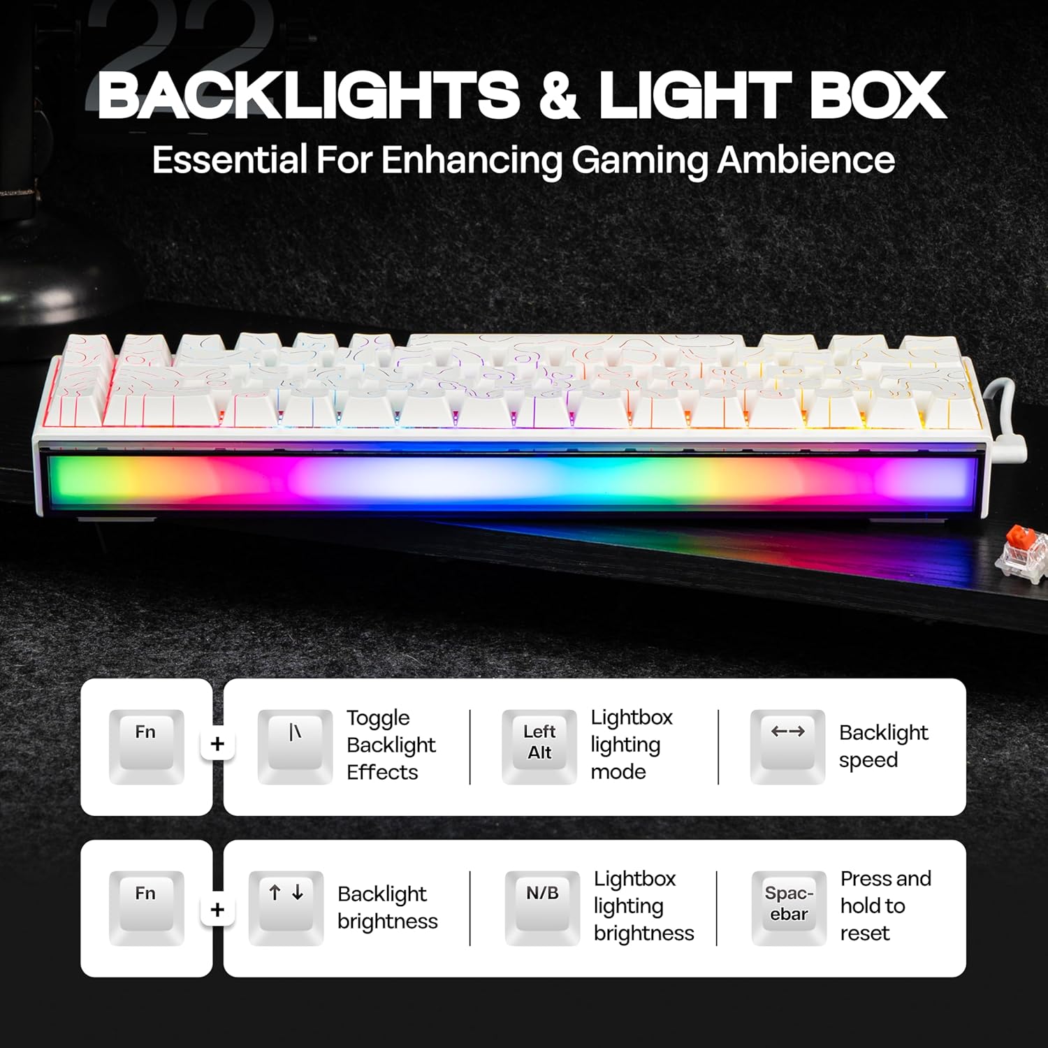 AJAZZ NK68 Wired Gaming Keyboard image 5