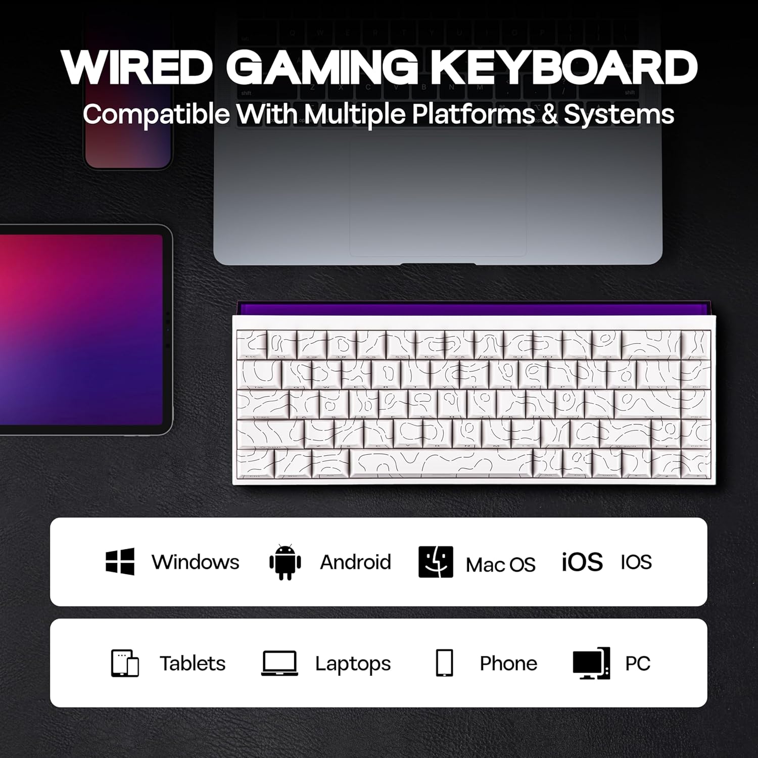 AJAZZ NK68 Wired Gaming Keyboard image 7