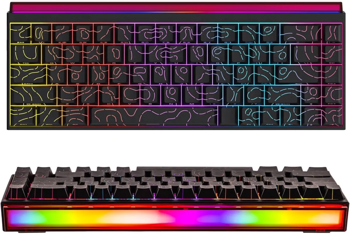 Mechlands Ajazz NK68 (Black) 65% Compact with Lightbox Wired Gaming Keyboard image 4