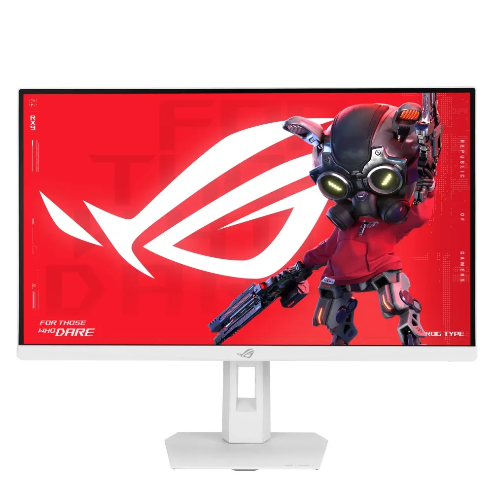 ASUS screens Asus ROG Strix XG27ACMES-W Gaming Monitor front view
