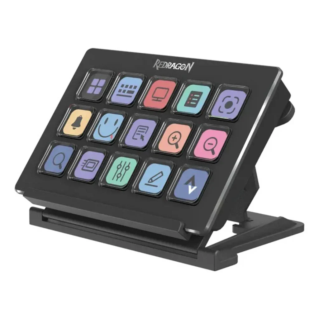 Redragon accessories Redragon SS-550 Streamcraft LED keys front view