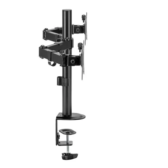 Buy MXG BMA-24P (Matte Black) Dual Monitor Steel Articulating Monitor Arm online in Pakistan at WaddaGamer