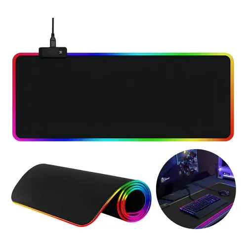 Buy Darkflash AIGO G003 (Black With RGB) Verstaile design Mousepad online in Pakistan at WaddaGamer
