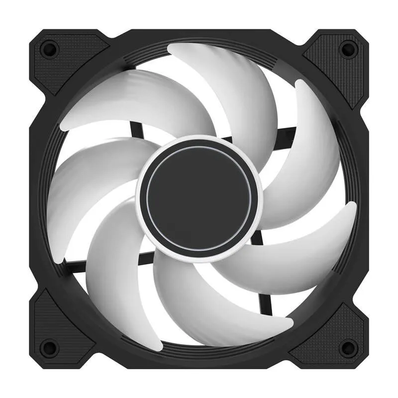 Darkflash DR08 (Black) RGB FANS Set With Controller & Remote 3-in-1 Cooling Fan