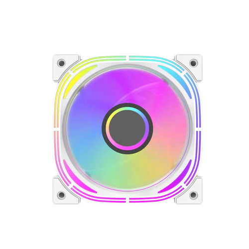 Darkflash INF 24 (White) RGB Set with Controller & Remote 5-in-1 Cooling Fan
