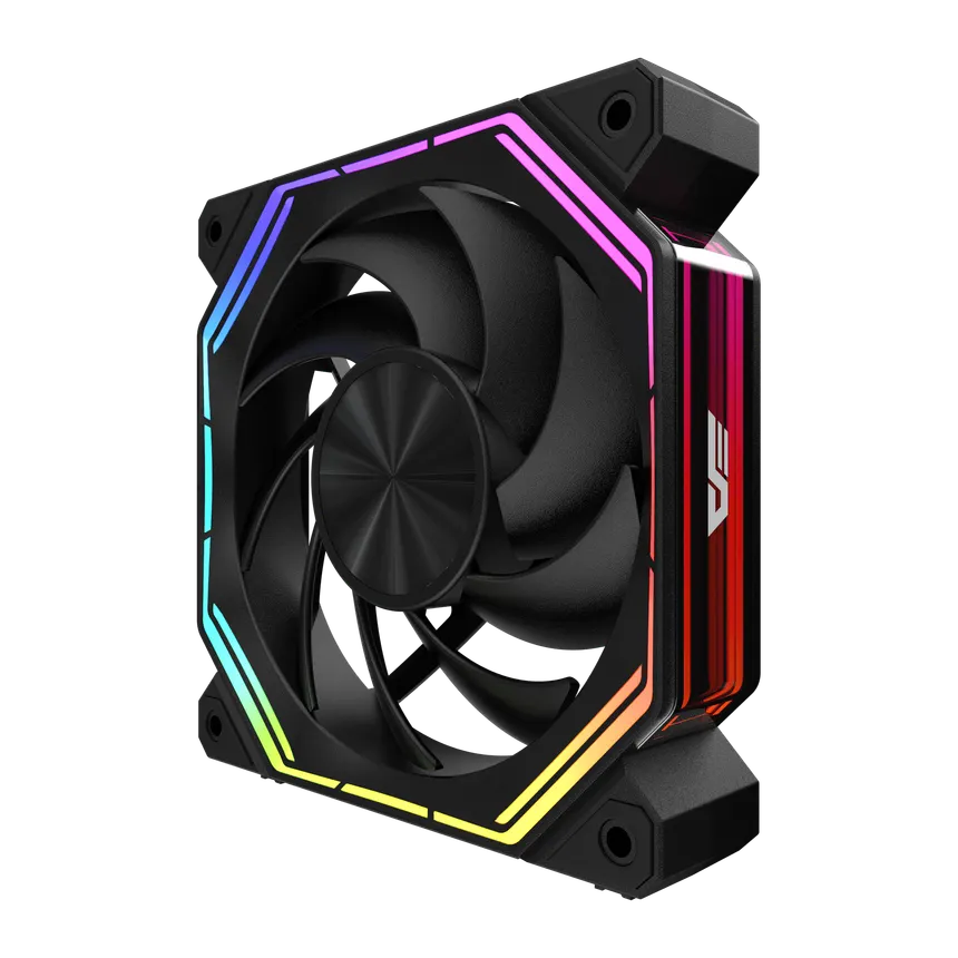 Darkflash INF 32 (Black) RGB Set with Controller & Remote 3-in-1 Cooling Fan