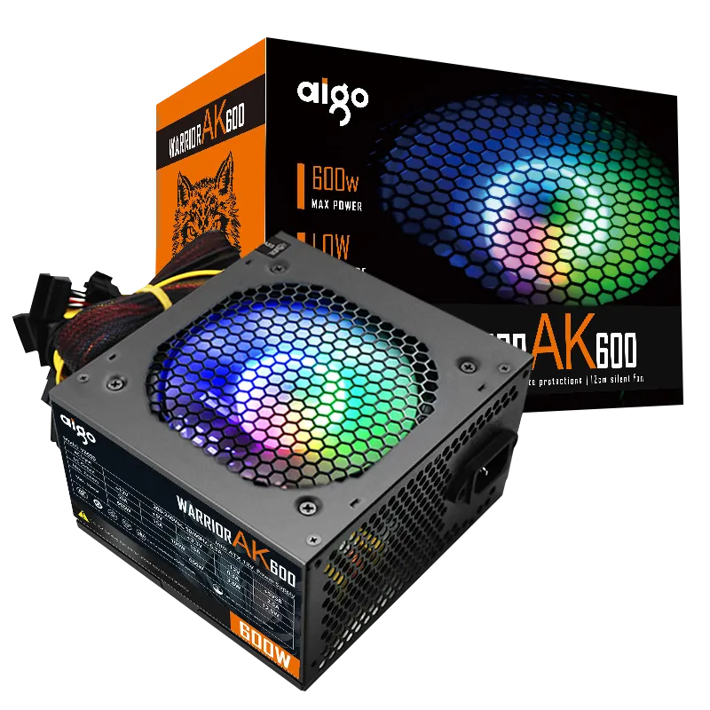 Darkflash AIGO AK600 Max (Black) 600W Computer Power Supply price in Pakistan product image