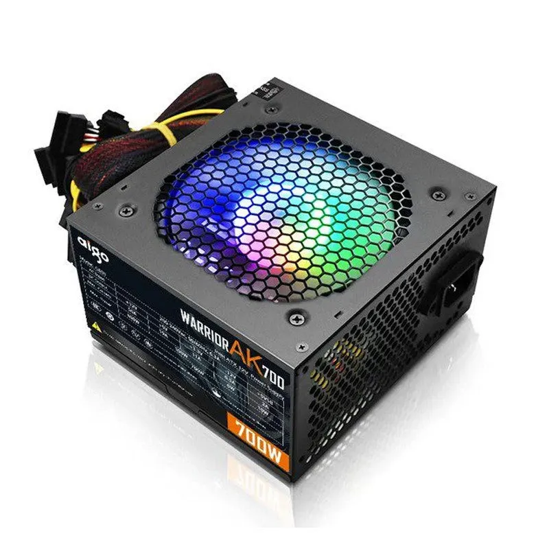 Buy Darkflash AIGO Warrior AK700 (Black with RGB) 700W Power Supply online in Pakistan at WaddaGamer