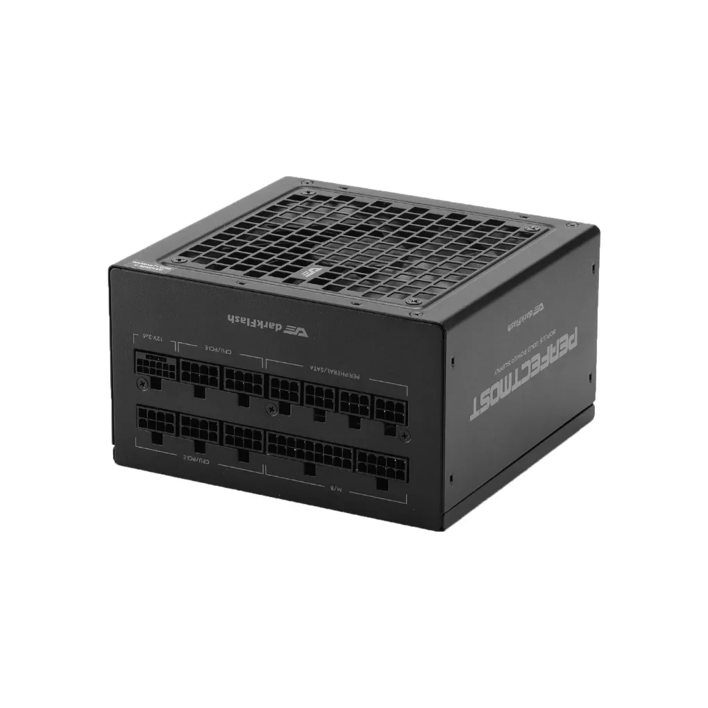 Darkflash AIGO PMT1050 (Black) 1050W 80 Plus Gold Fully Modular Gaming PC Power Supply image 4