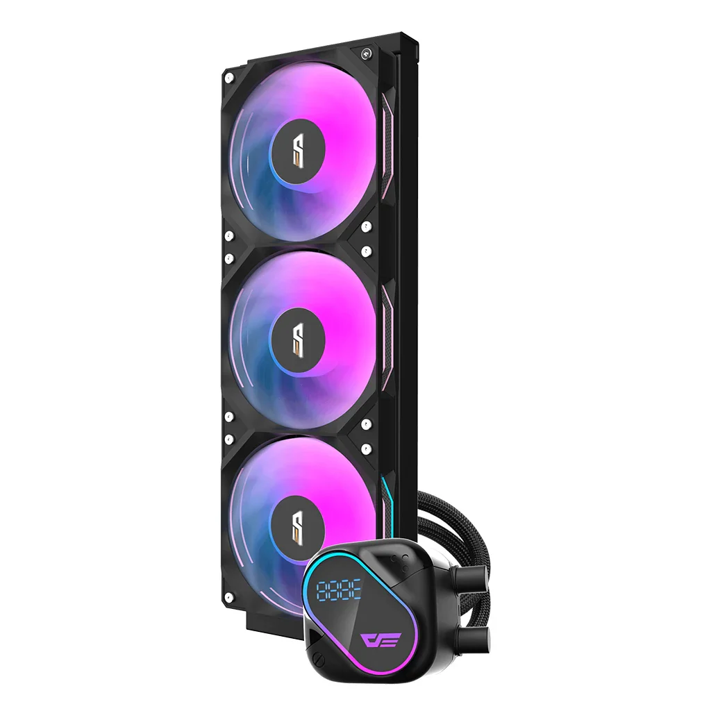 Darkflash DO360 (2 Variations (Black & White)) Low Noise & High Performance Cooper Cooling Fan CPU Liquid Cooler image 4