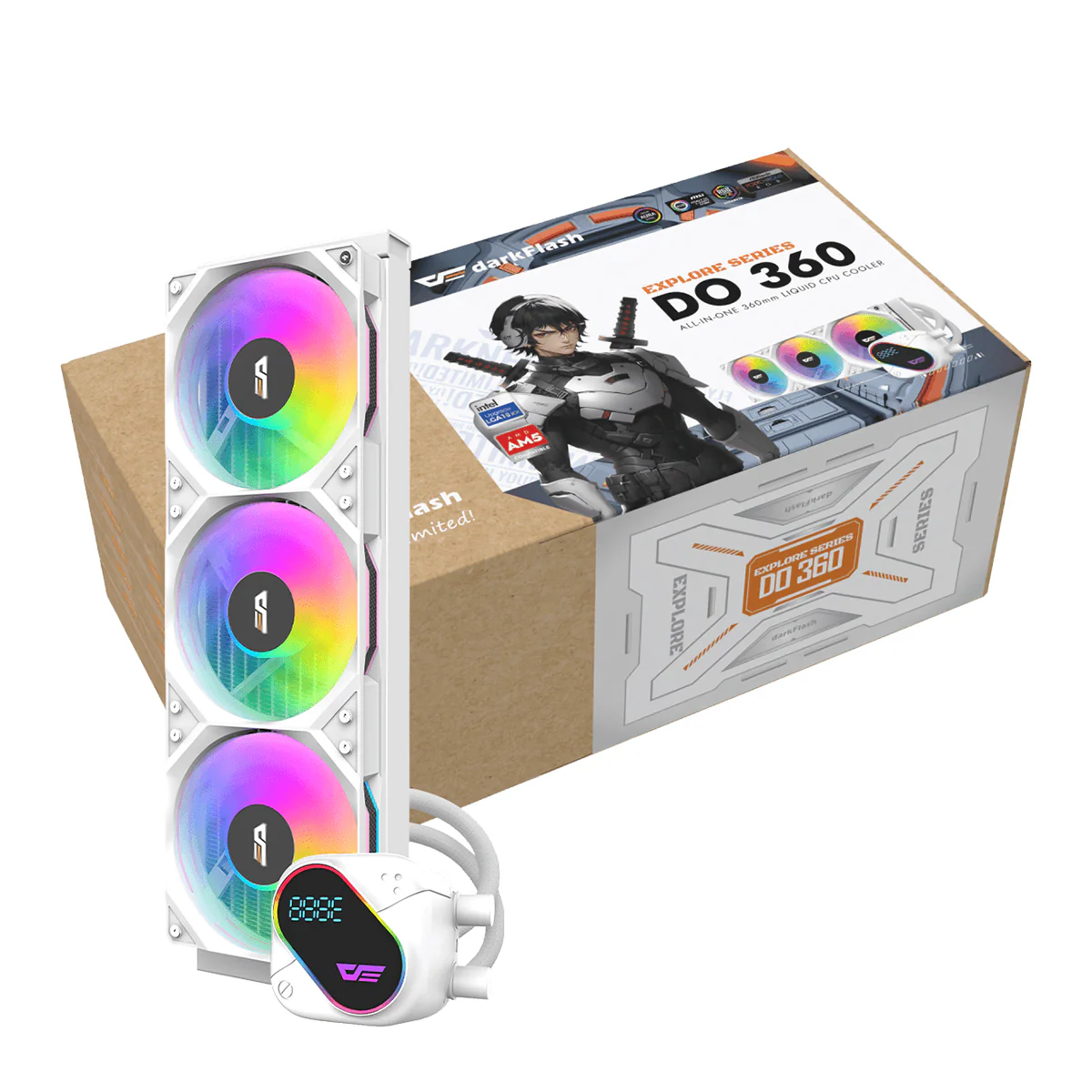 White with RGB