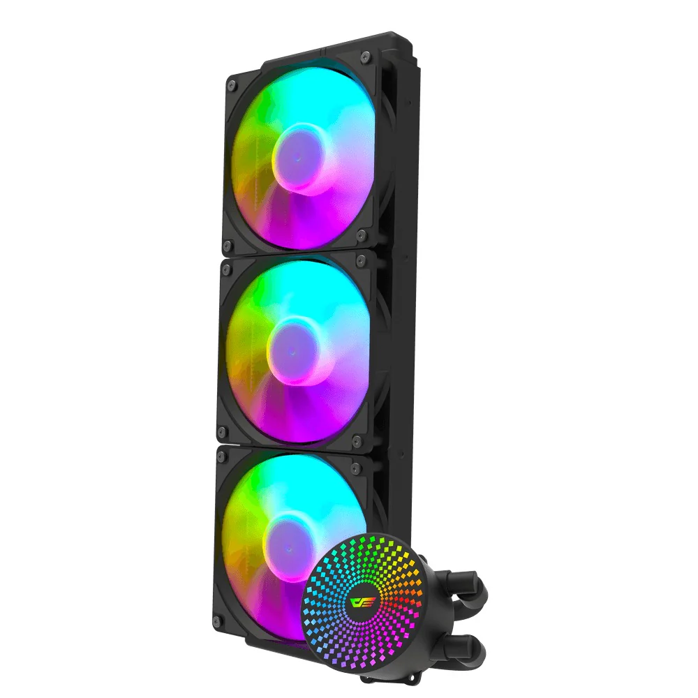 Buy Darkflash Radiant DC360 (Black) ARGB All-In-One 360MM Liquid CPU Cooler online in Pakistan at WaddaGamer