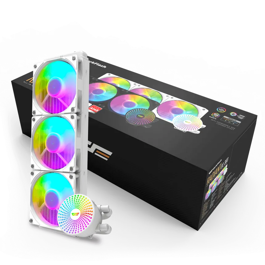 Darkflash Radiant DC360 (White) ARGB All-In-One 360MM Liquid CPU Cooler price in Pakistan product image