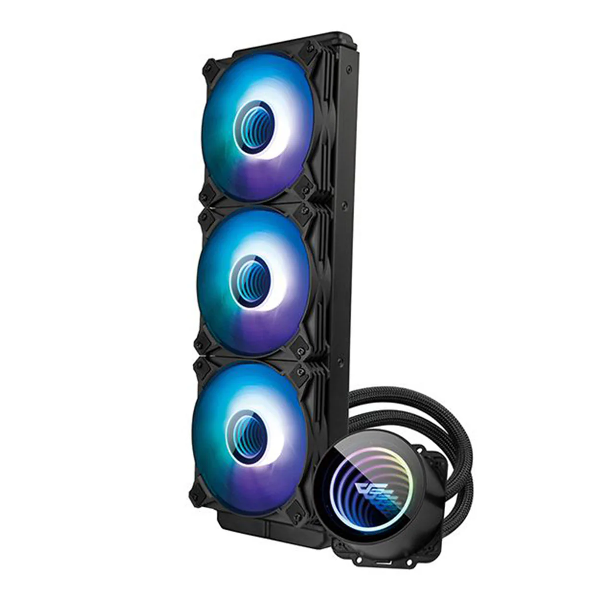 Buy Darkflash Twister DX360 (Black) RGB 360mm AIO CPU Liquid Cooler online in Pakistan at WaddaGamer