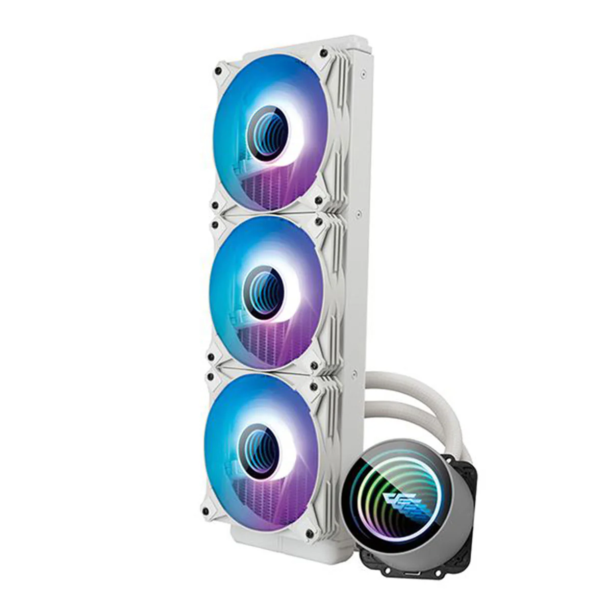 Buy Darkflash Twister DX360 (White) RGB 360mm AIO CPU Liquid Cooler online in Pakistan at WaddaGamer