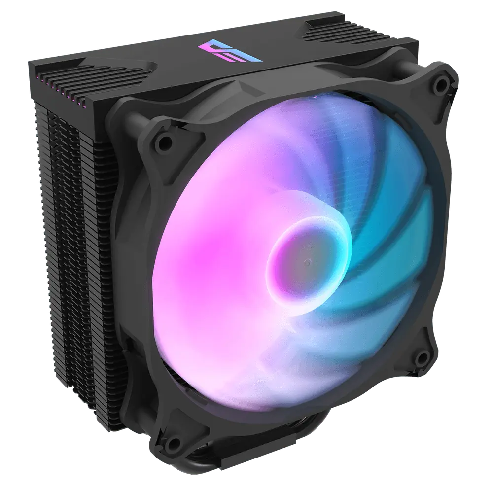 Darkflash pc gear Darkflash Darkair Pro (Black) Air CPU Cooler front view