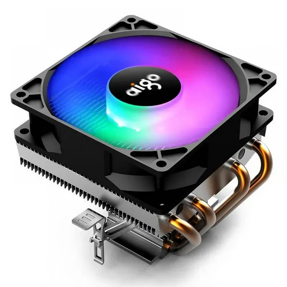 Darkflash pc gear Darkflash Aigo CC94 (Black with RGB) Air CPU Cooler front view