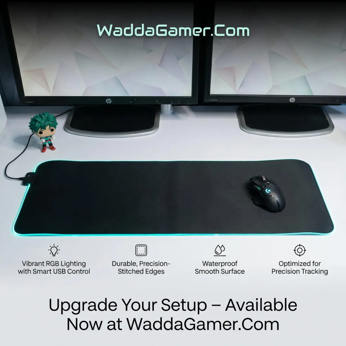 Elite accessories Elite Power Your Play Gaming Mousepad front view