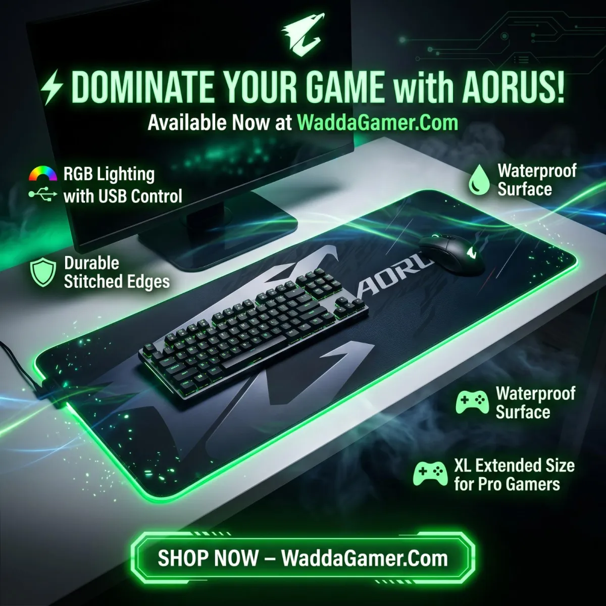 AORUS Dominate Gaming Mousepad price in Pakistan product image