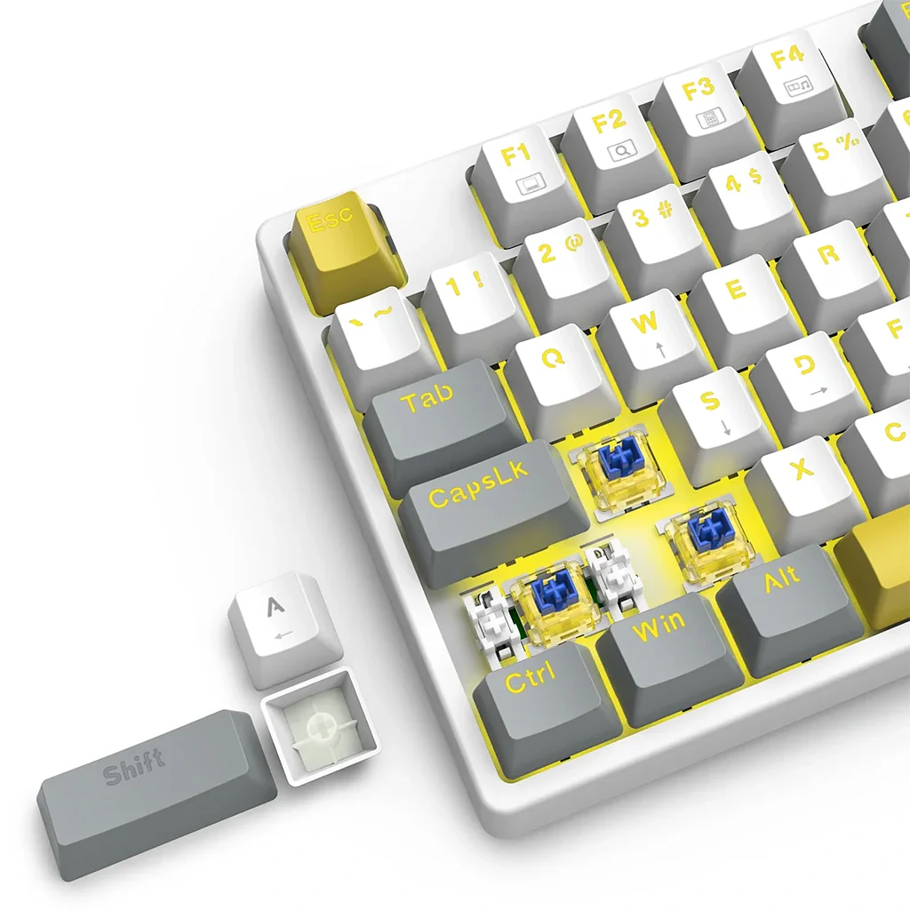 Buy E-YOOSO Z-87-GW Mechanical Keyboard online in Pakistan at WaddaGamer
