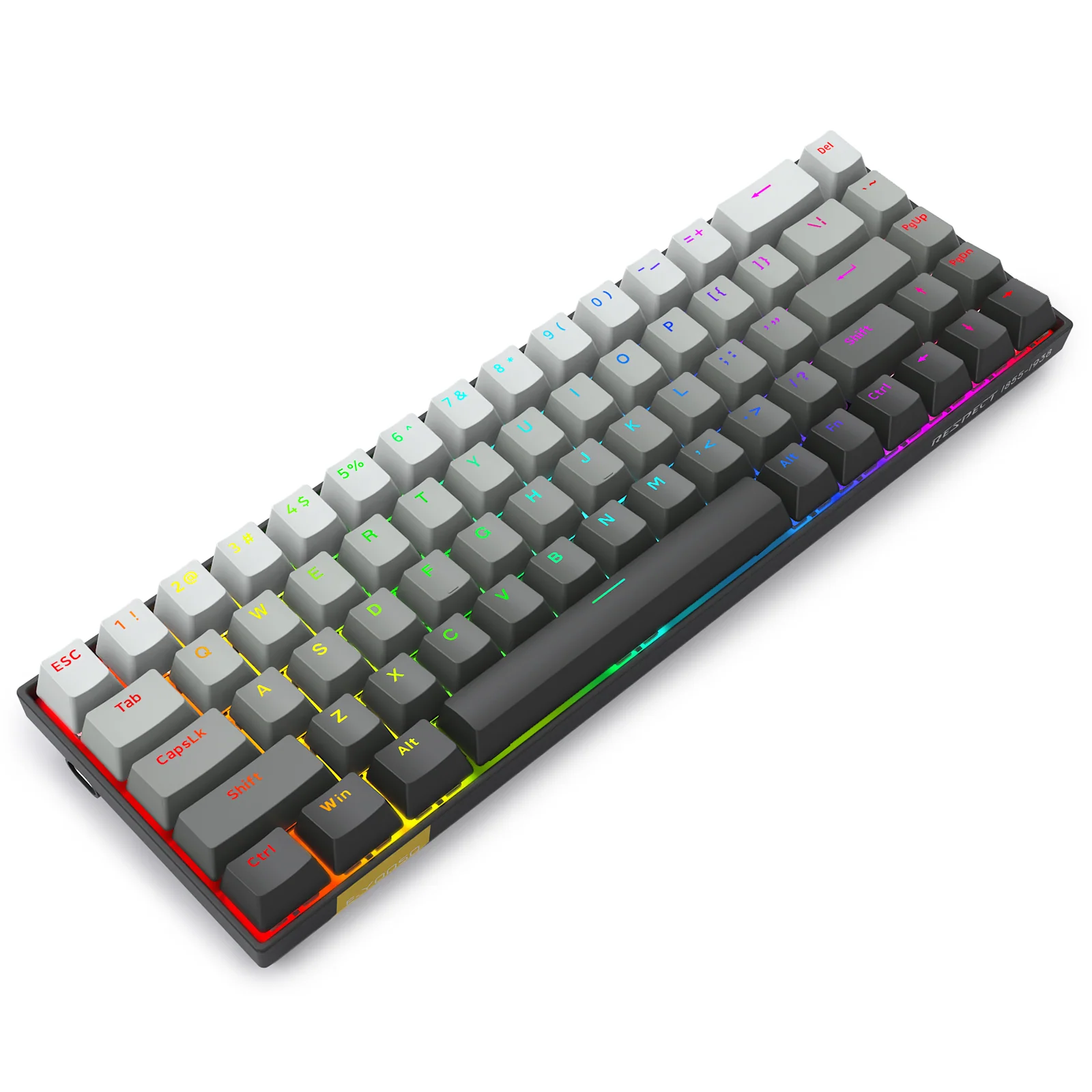 E-YOOSO pc gear E-YOOSO HZ-68-GG Mechanical Keyboard front view