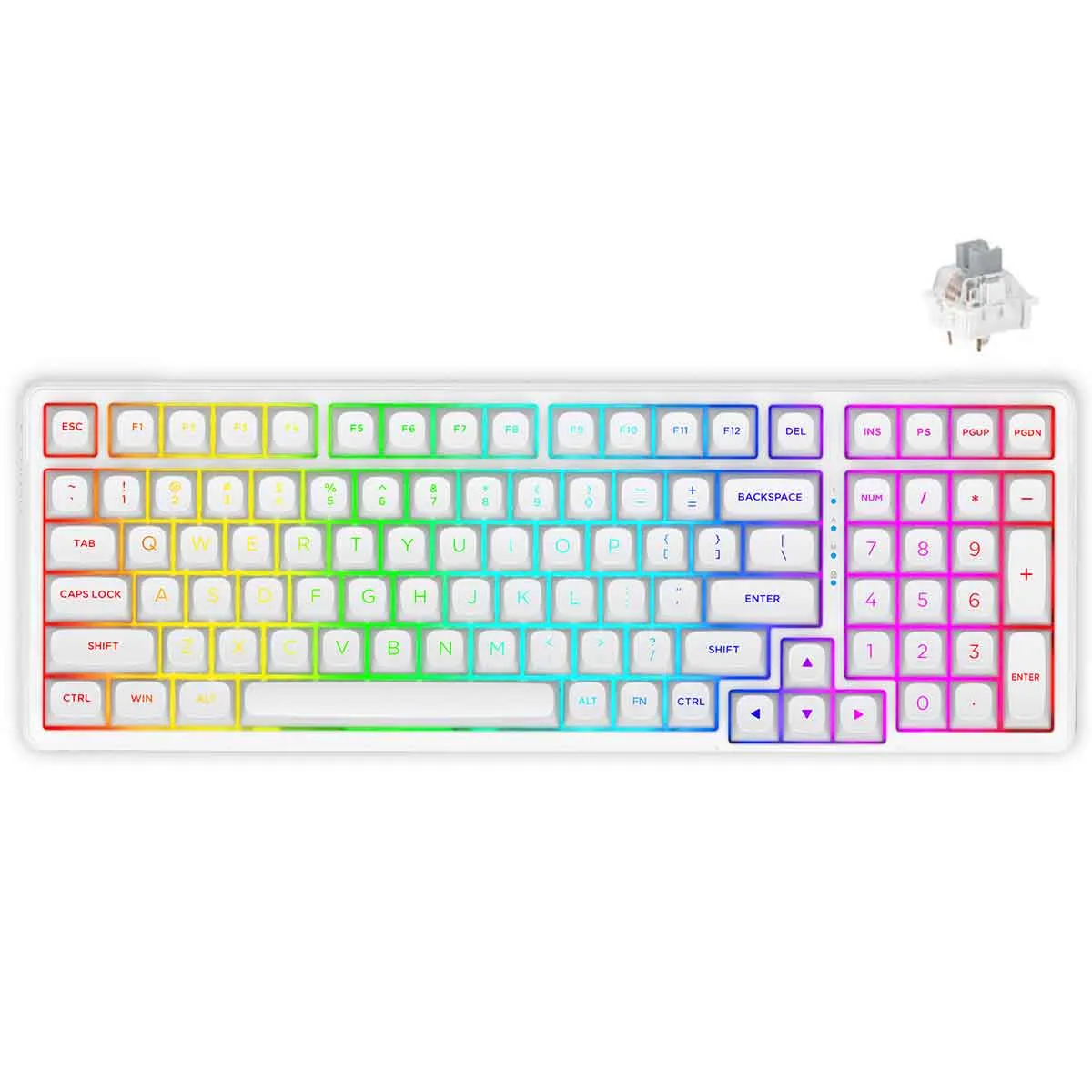 E-YOOSO Z-99-W Mechanical Keyboard price in Pakistan product image