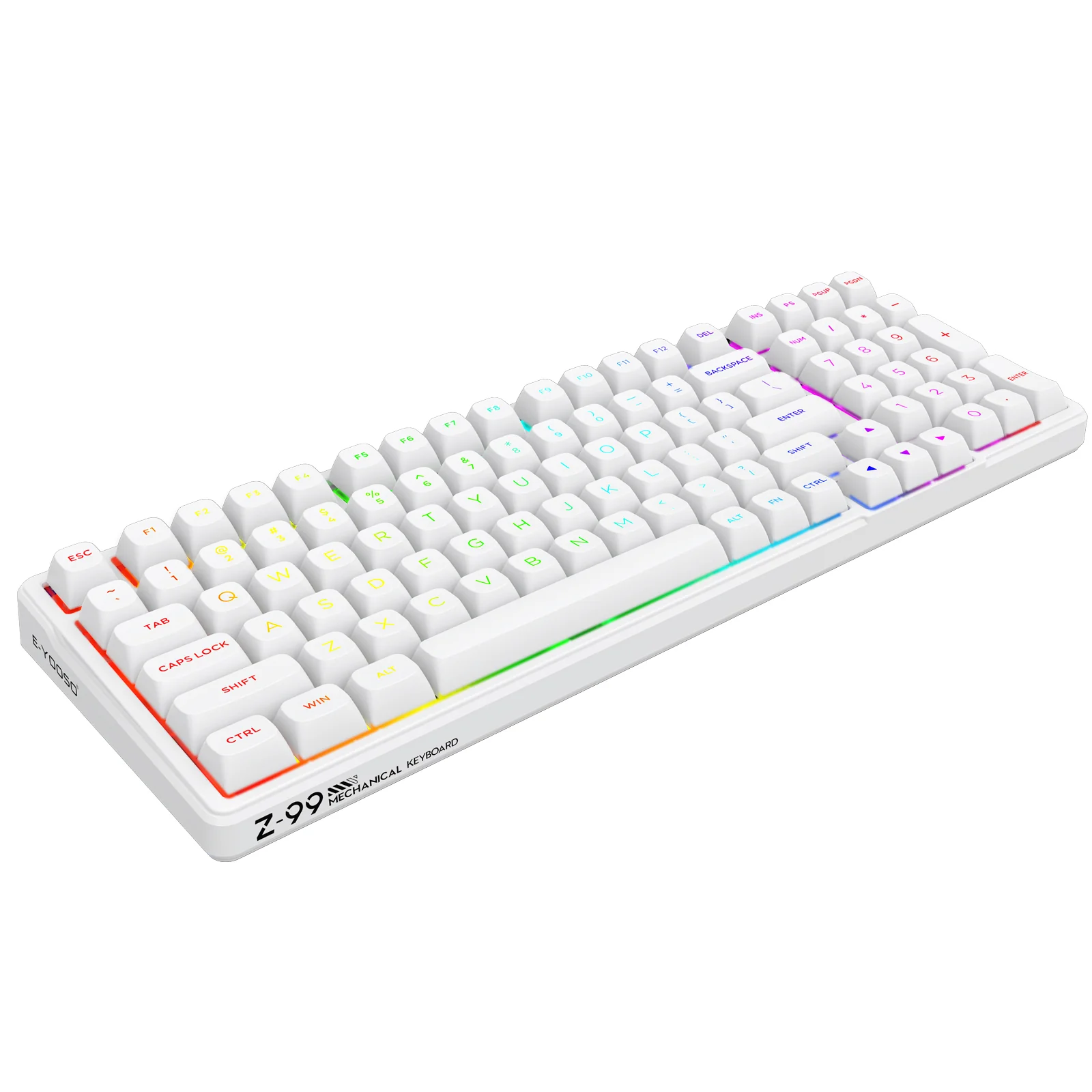 E-YOOSO pc gear E-YOOSO Z-99-W Mechanical Keyboard front view