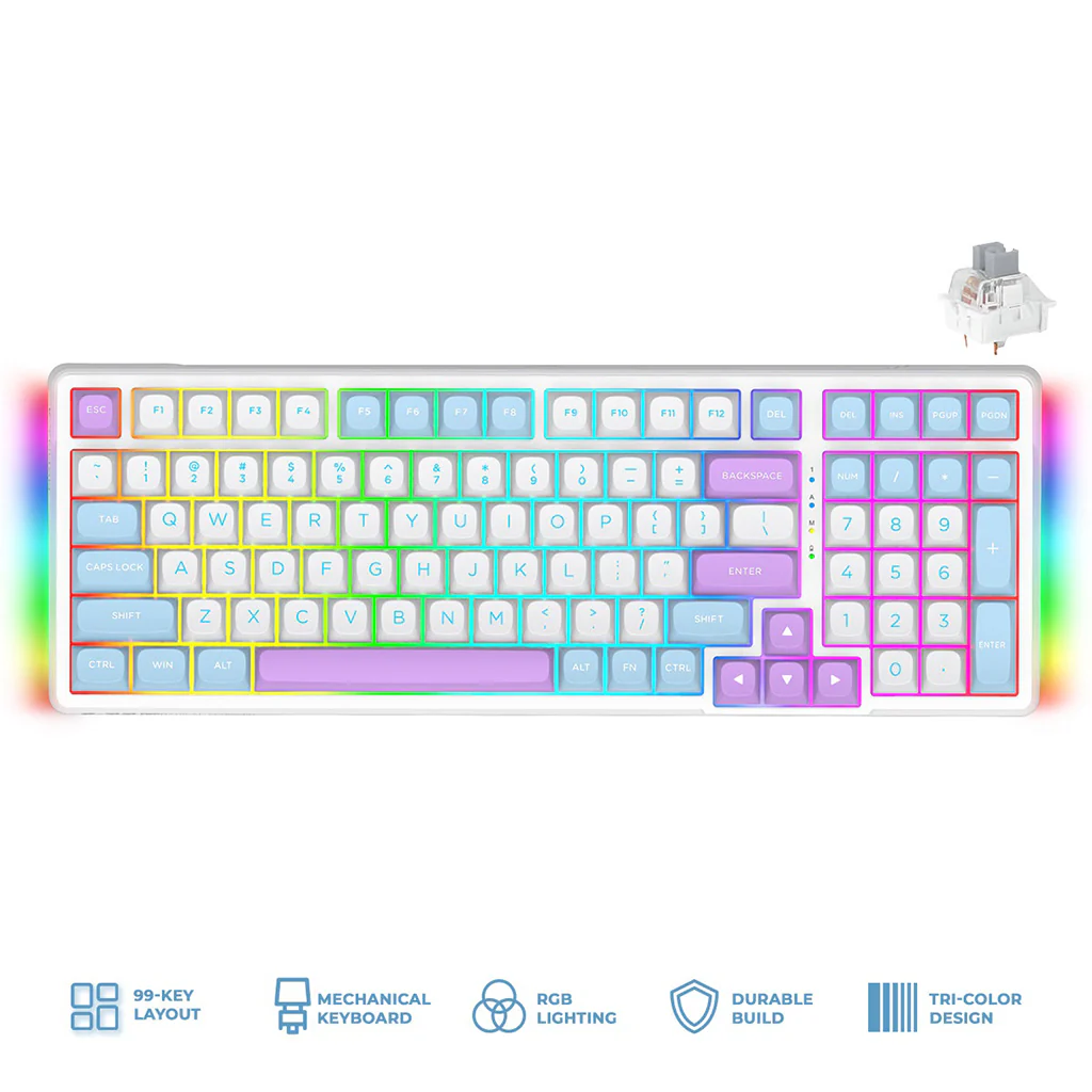 E-YOOSO Z-99-WBP RGB Mechanical Keyboard price in Pakistan product image