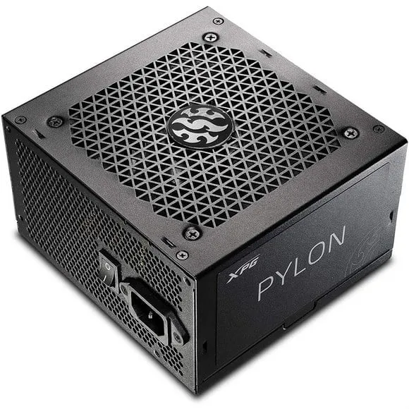 XPG pc gear XPG Pylon 80PLUS Bronze PSU Power Supply front view