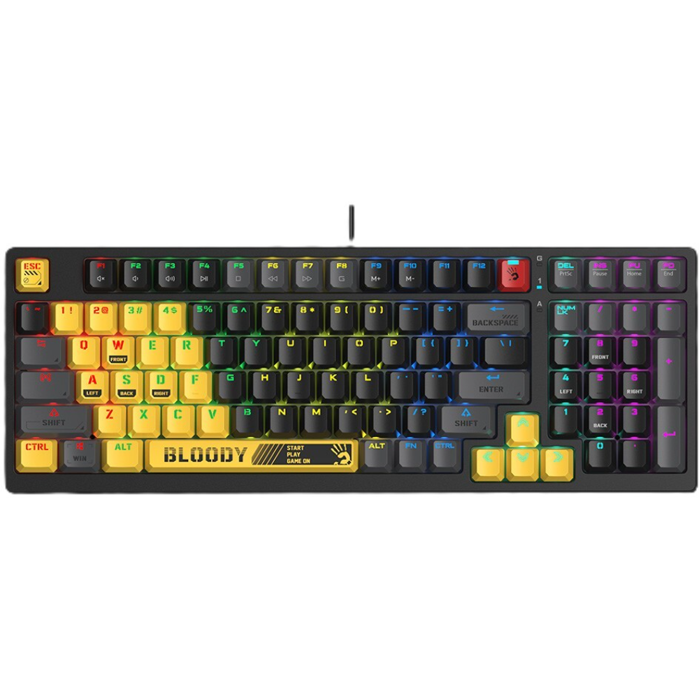 Bloody S98 Sports Lime Mechanical Keyboard price in Pakistan product image
