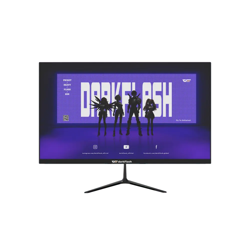 Darkflash G243FG (Black) (FHD)24 INCH IPS PANEL FHD 1K 1080P LED Gaming Monitor price in Pakistan product image