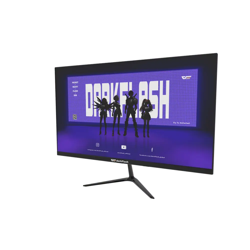 Buy Darkflash G243FG (Black) (FHD)24 INCH IPS PANEL FHD 1K 1080P LED Gaming Monitor online in Pakistan at WaddaGamer