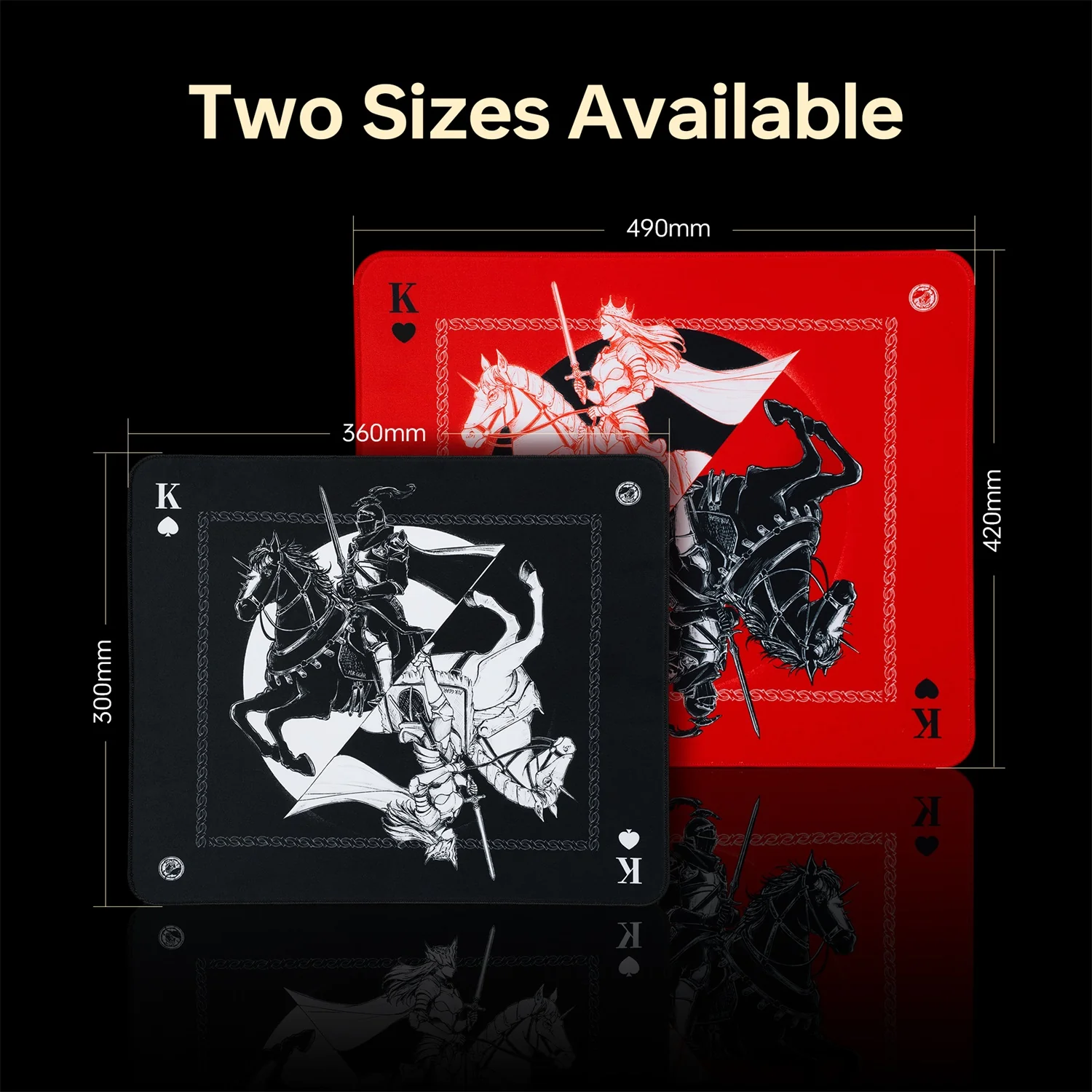 ATK Knight Zodiac Horse (2 variants(Black & Red)+(Black & White)) Gaming Mousepad price in Pakistan product image