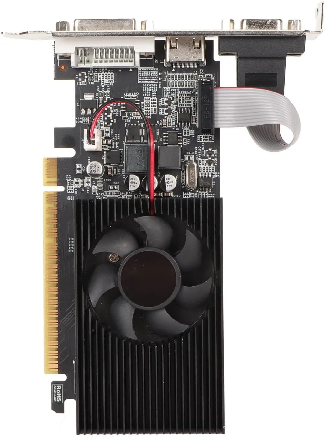 Darkflash AIGO GTX730 (Black) 4GB 128BIT GDDR3 – 4GB DDR3 Graphics Card for Gaming & Multimedia image 4