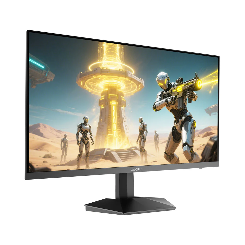 KOORUI screens KOORUI 24E3 (Black & Red) 24″ IPS 165Hz Gaming Monitor front view