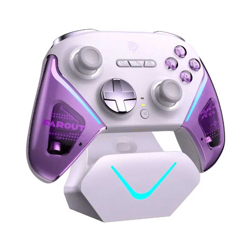 Buy EasySMX D10 Farout Purple Wireless Gamepad Pro PC Controller online in Pakistan at WaddaGamer