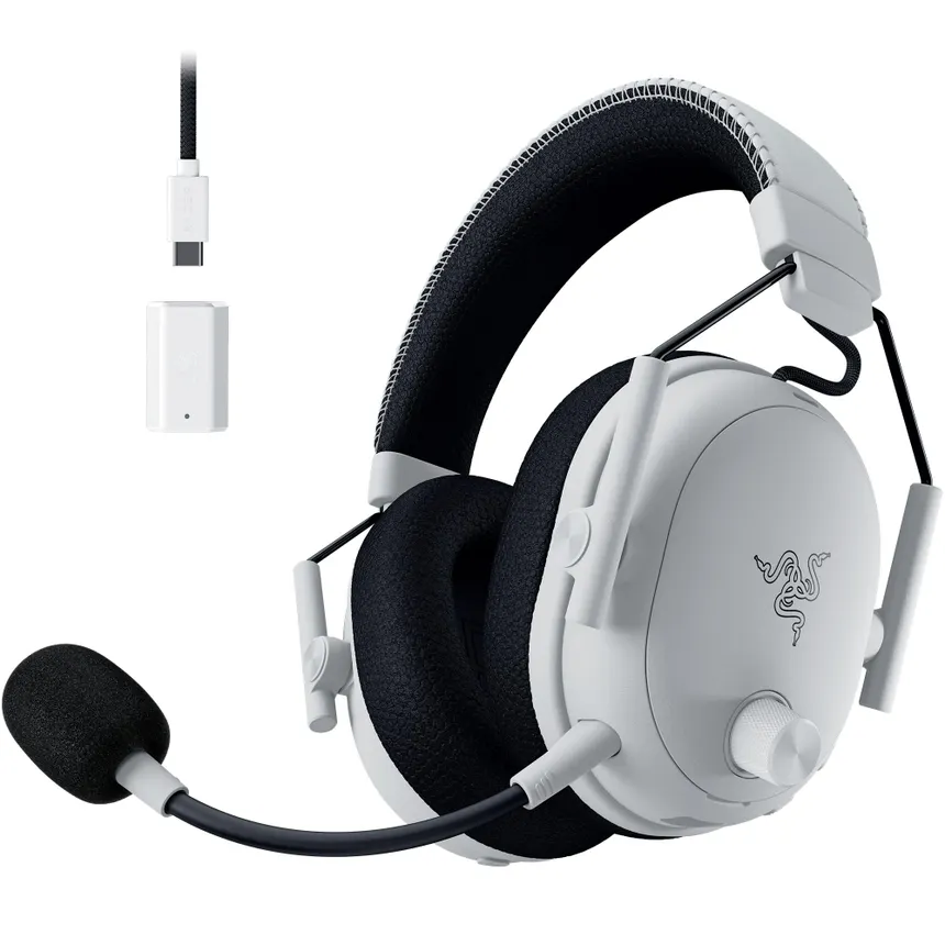 Razer BlackShark V2 HyperSpeed Wireless Gaming Headset (White - Brown Box) price in Pakistan product image