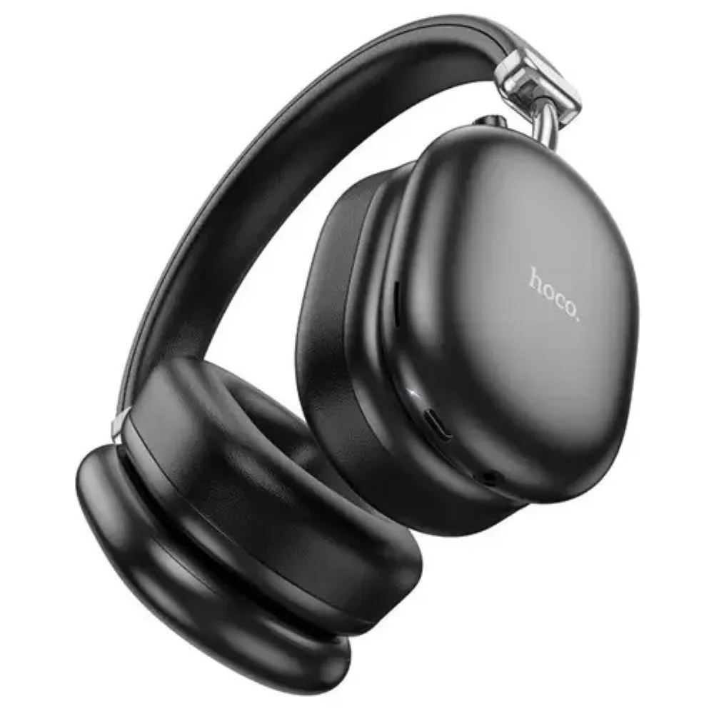HOCO audio HOCO W35 Max Auspicious ANC Noise Reduction BT Headphones – Black front view
