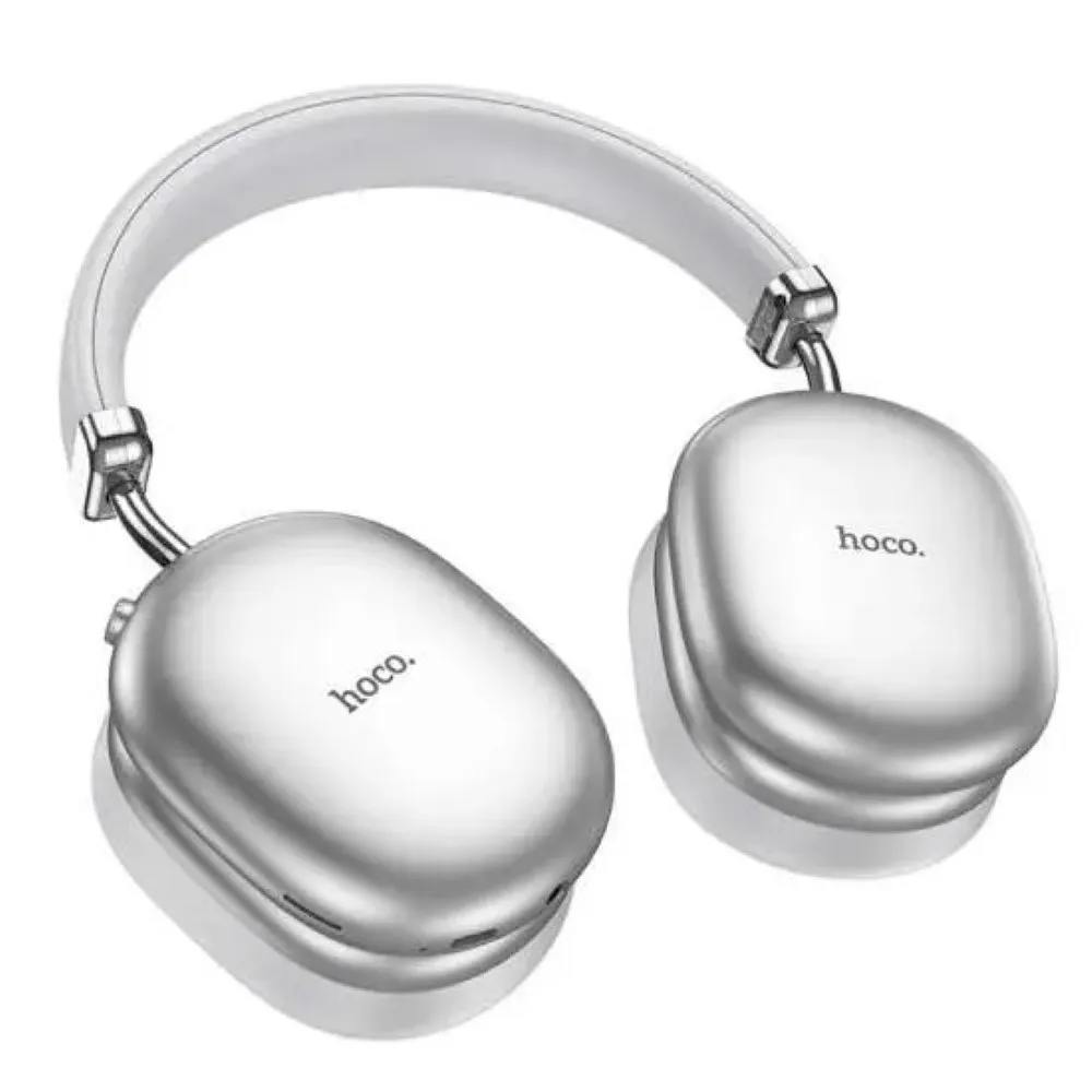 Buy HOCO W35 Max Auspicious ANC Noise Reduction BT Headphones – Silver online in Pakistan at WaddaGamer