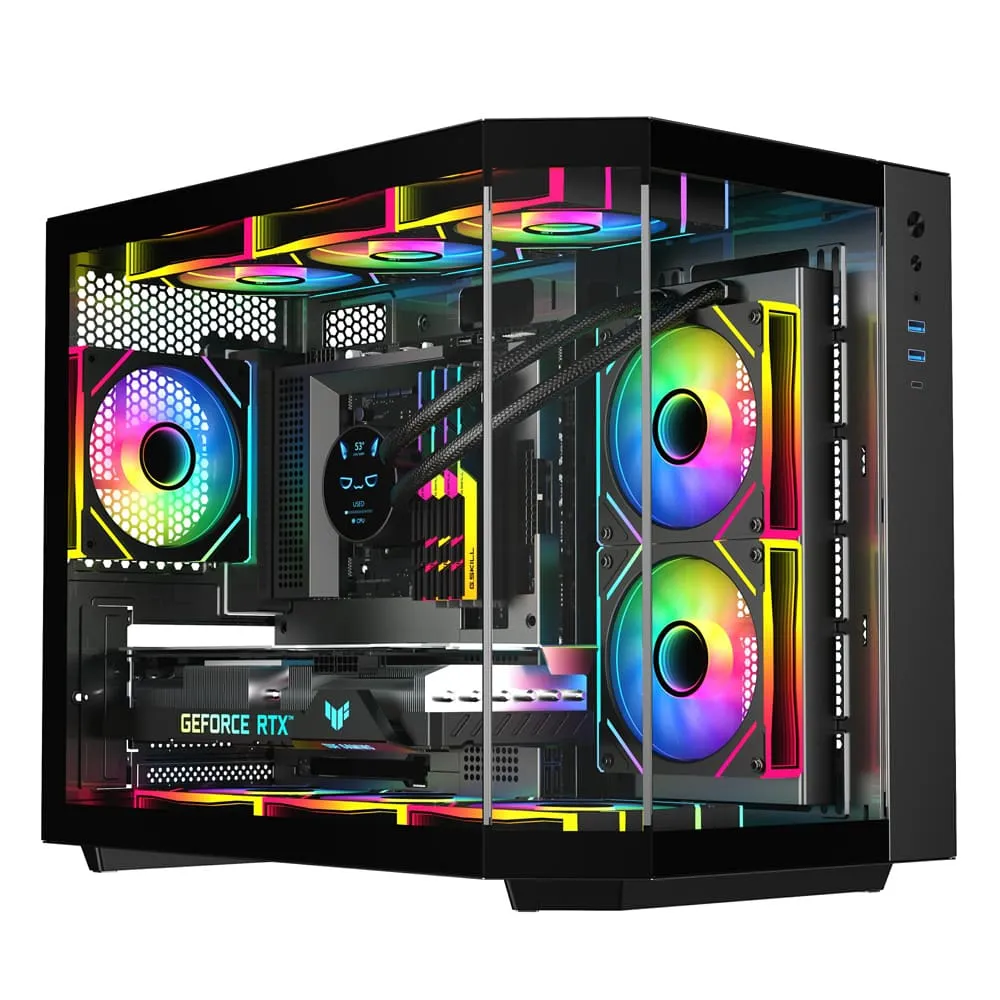 SAMA Neview 2771 Micro-ATX Tower Gaming Chassis – Black price in Pakistan product image