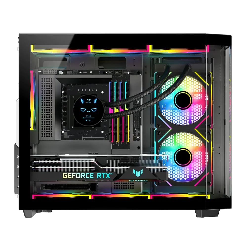 Buy SAMA Neview 2771 Micro-ATX Tower Gaming Chassis – Black online in Pakistan at WaddaGamer