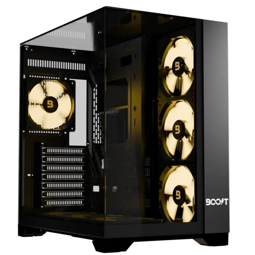 Boost Enclosure Elite Series X200 with 4 ARGB Fans PC Case price in Pakistan product image