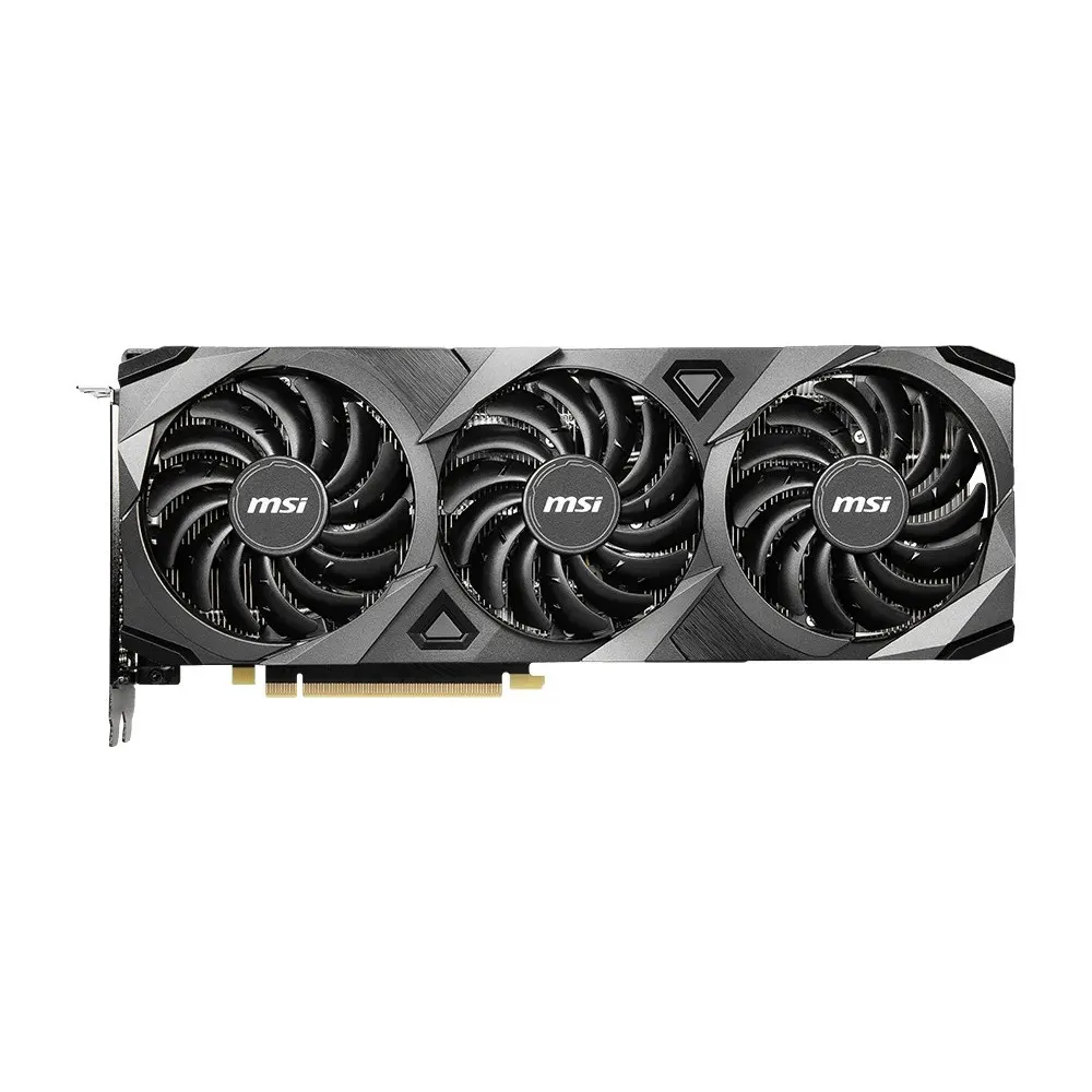 MSI pc gear MSI Ventus GeForce RTX 3070 3X OC 8GB GDDR6 PCI Express 4.0 Graphic Card (Used) front view
