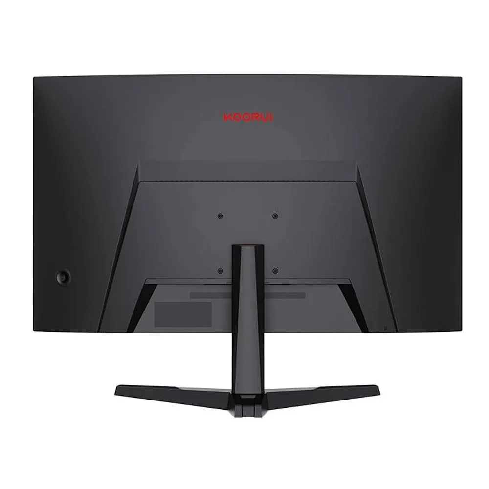 KOORUI screens KOORUI 27E6QCA (Black) 27″ 180Hz Curved Gaming Monitor front view