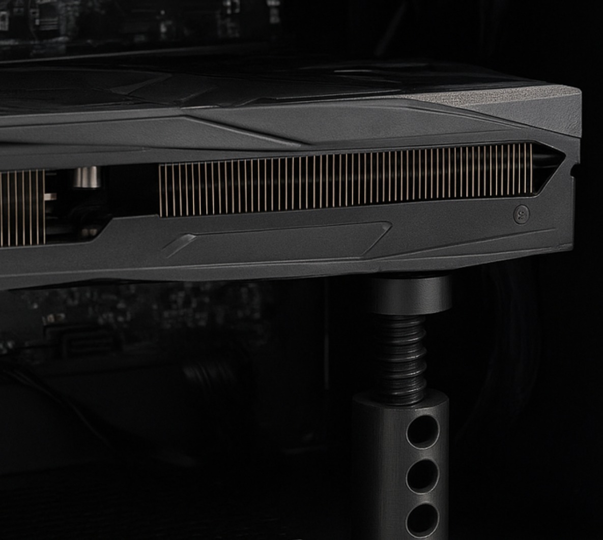 Elite Adjustable GPU Support Bracket (75–120mm Anti-Sag Support)