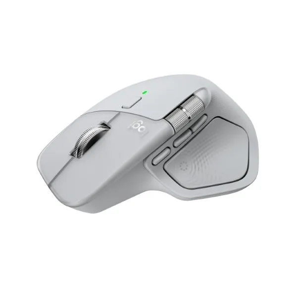 Logitech MX Master 4 Wireless Mouse – Pale Gray (Windows & macOS) image 4