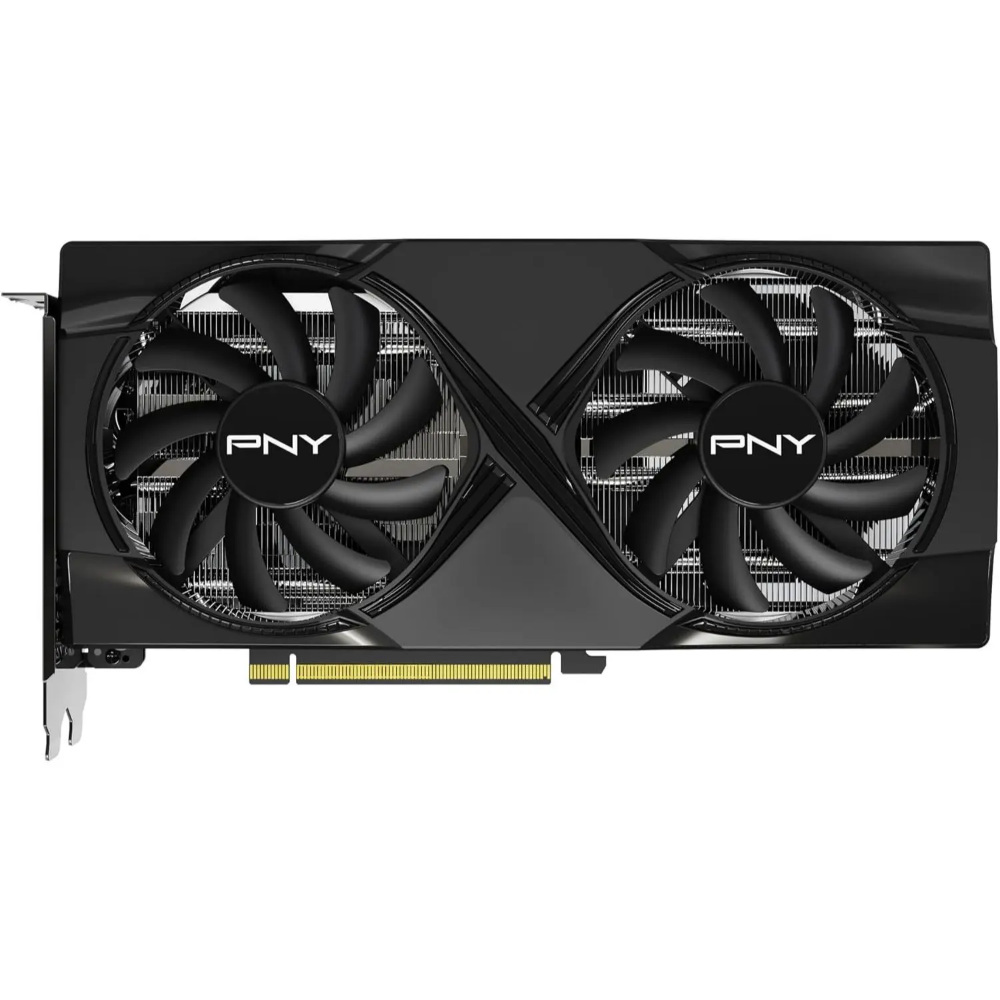 NVIDIA pc gear PNY GeForce RTX 5060 Ti 16GB Stealth OC Graphic Card front view
