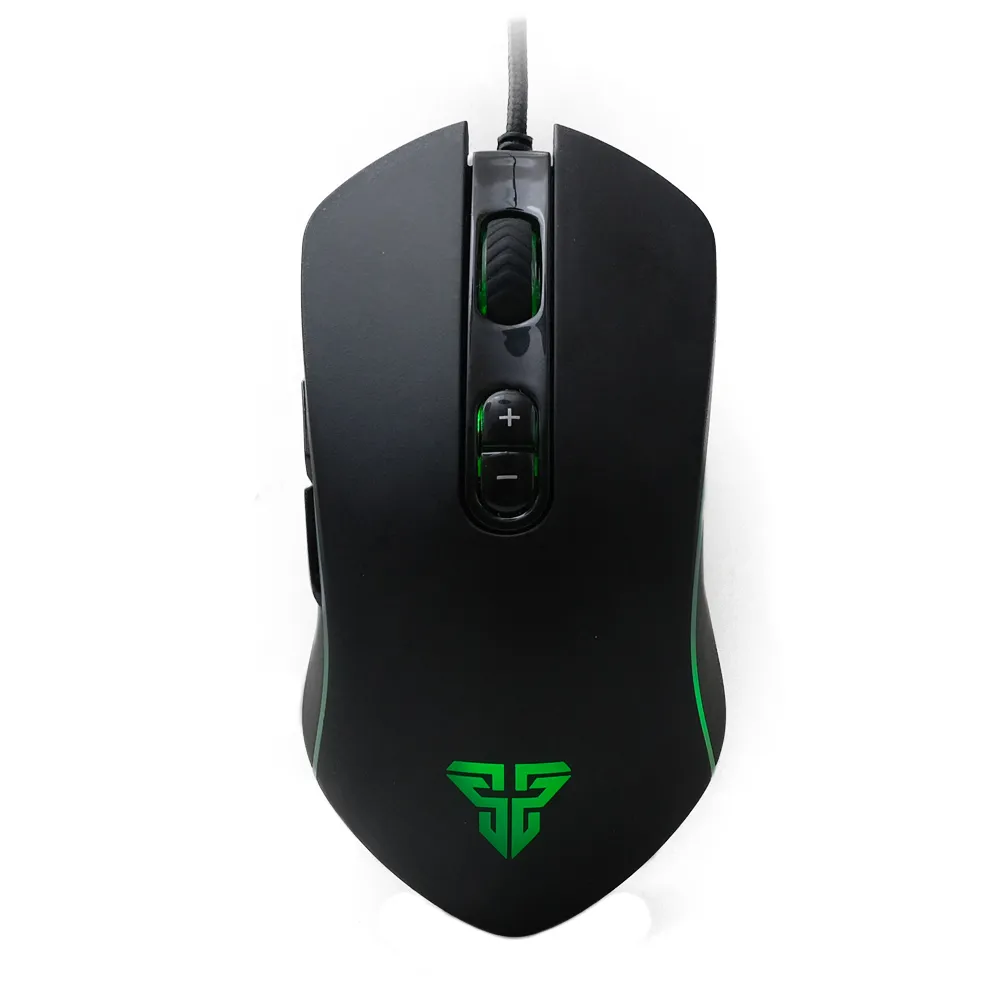 Fantech pc gear Fantech Thor X9 (Black with RGB) Wired Gaming Mouse front view