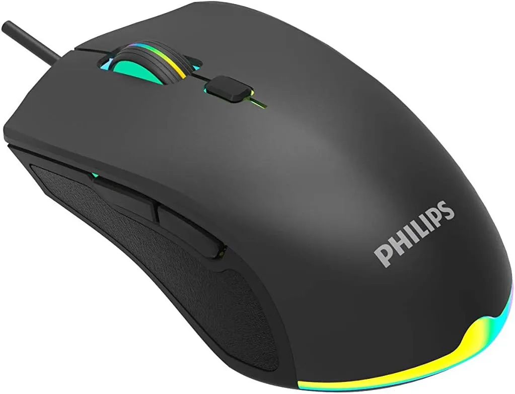 Buy Philips SPK9404 Ergonomic (Black) Wired Gaming Mouse online in Pakistan at WaddaGamer